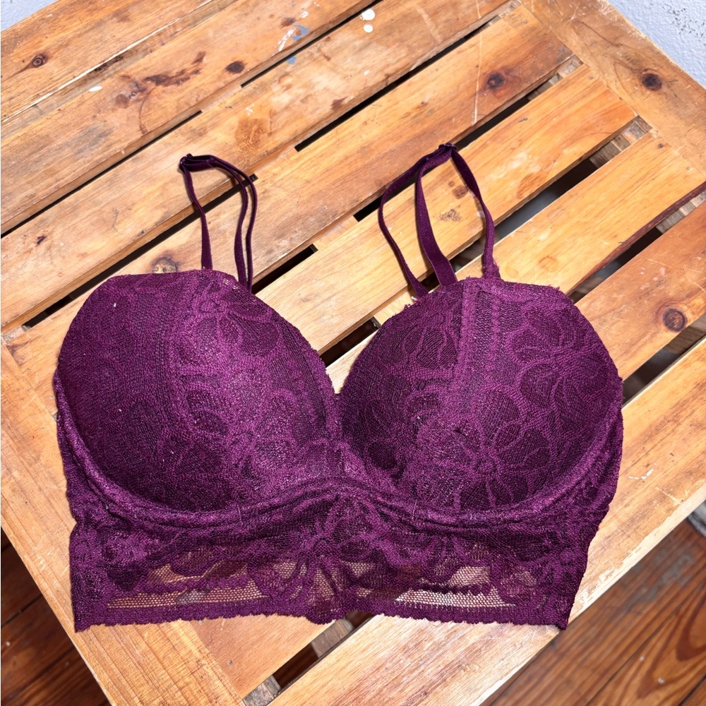 Victoria Secret Pink Lace Push Up Bralette